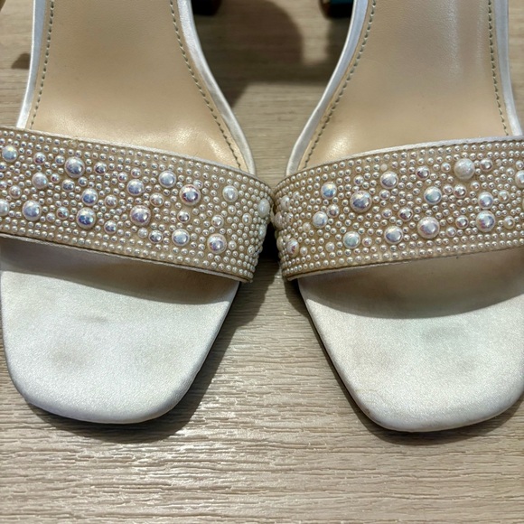 Blue by Betsy Johnson Women’s 8 Mari Heeled Champagne - Picture 4 of 7